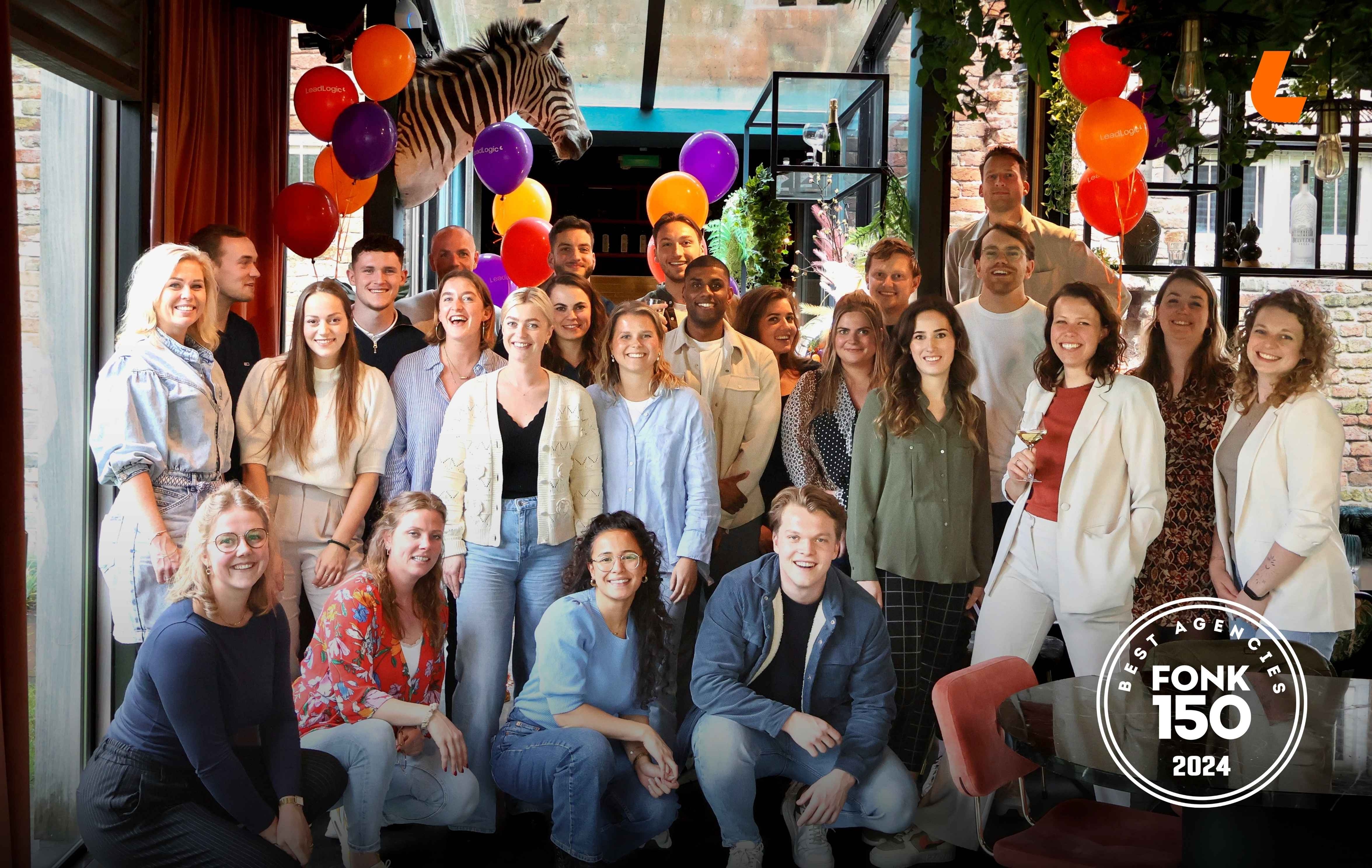 LeadLogic voor het eerst in FONK150 Best Agencies afbeelding